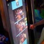 Mirror booth touch screen photo κορνιζα